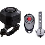 Alarme de vélo électrique avec support Alarme de vélo avec mouvement à distance Sans fil Vibration antivol Pour moto, scooter, voiture (sangle de télécommande incluse)
