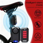 Alarme sans fil antivol pour vélo, moto, voiture et scooter, étanche IPX5, 135 dB, ultra puissante. Compatible avec télécommande.