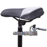 Attache remorque vélo Capacité 80 kg pour transporter marchandises, enfants, animaux Acier galvanisé Compatible remorques Fixation tige de selle 24 30mm high tech et tendances