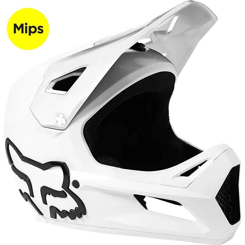 casque-integral-velo-636qdg-1.jpg Casque Intégral VTT FOX Rampage Blanc MIPS Taille XL Protection Haut de Gamme – Image 1