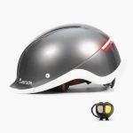 Overade LIFE Casque Vélo Lumineux avec Clignotants