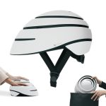 Casque de vélo et de scooter. Casque pliable urbain
