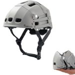 Casque vélo Overade CASQUE PLIANT ZOOM S/M GRIS 10031GY500 | Darty