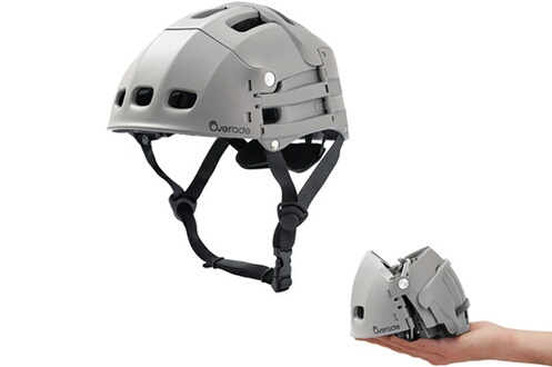 casque-pliable-velo-947ofb.jpg Casque vélo Overade CASQUE PLIANT ZOOM S/M GRIS 10031GY500 | Darty – Image 1