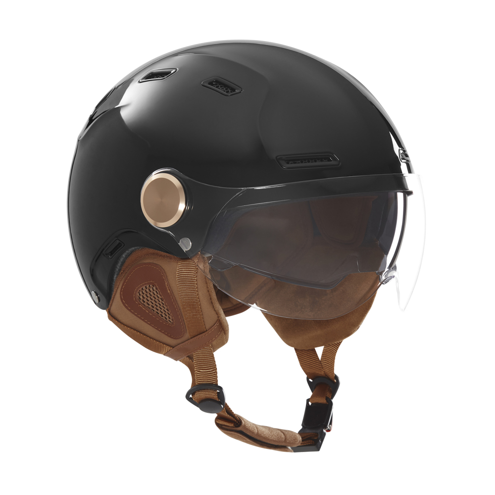 casque-velo-a-visiere-377dfb.jpg Casque de Vélo / E bike / Trottinette avec Visière NOIR BRILLANT – Image 1