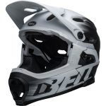 Casque intégral vtt BELL Super DH Mips noir mat décor blanc