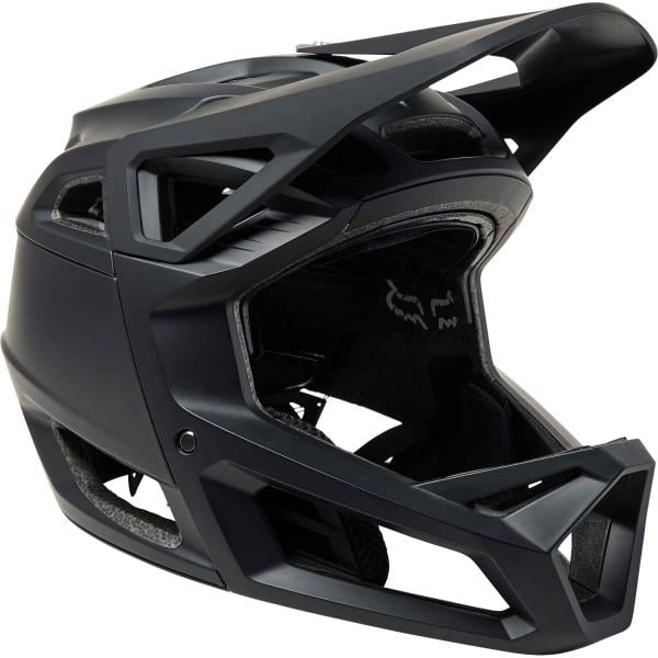 casque-velo-integrale-469jkt-1.jpg Casque Fox Proframe RS intégral léger Noir mat – Image 1