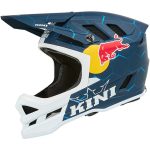 Casque de vélo VTT intégral Kini Red Bull DHC 1.0 Bleu Blanc Vente en Ligne Outletmoto.eu