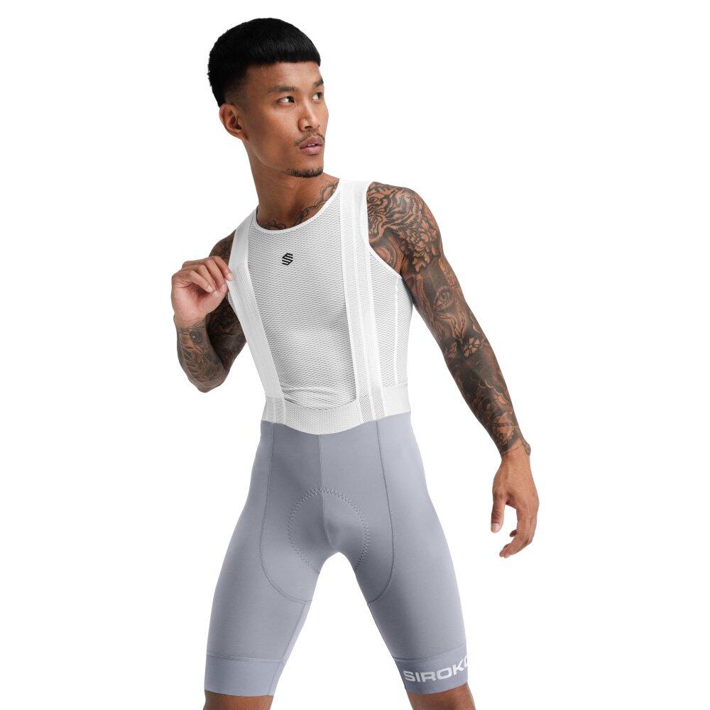 cuissard-homme-velo-830tvk-1.jpg Cuissard vélo court homme Cyclisme BX Fassa Gris | Decathlon – Image 1