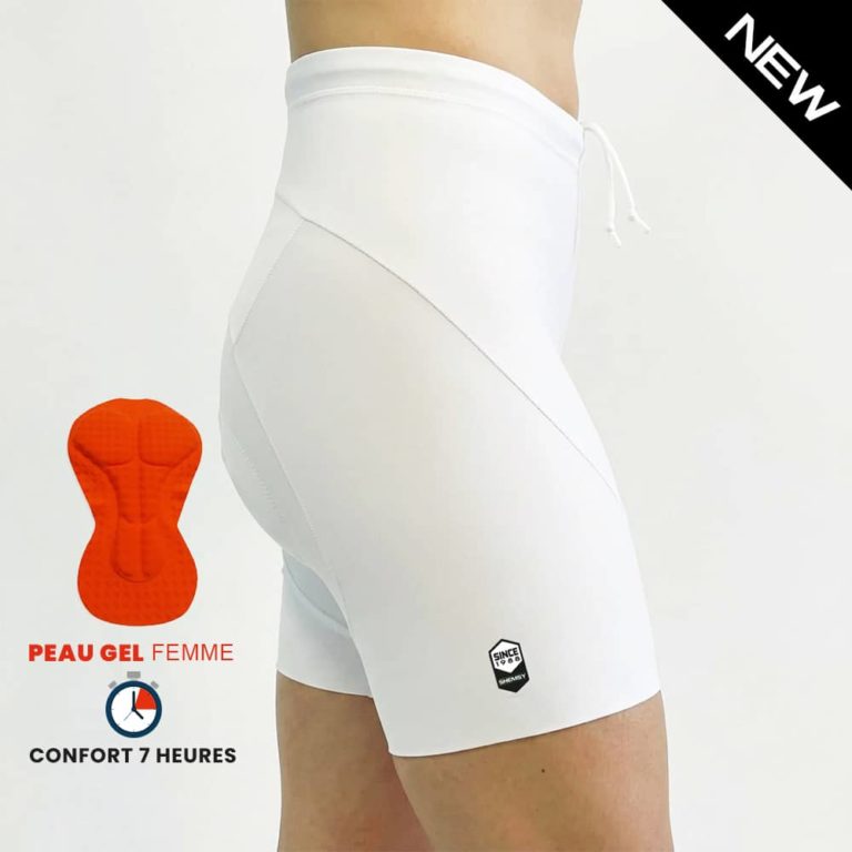 cuissarde-velo-femme-461buh-1.jpg Cuissards cyclisme femme | Du XS au 5XL | Peau gel top Confort – Image 1