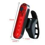 Kit d'éclairage pour vélo feu avant et feu arrière, 50 lumens