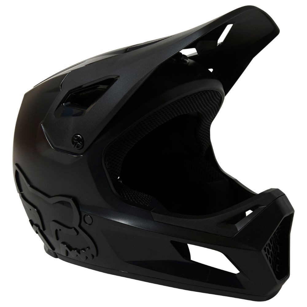 fox-casque-vtt-020jut-1.jpg Casque VTT intégral FOX Rampage Noir – Image 1