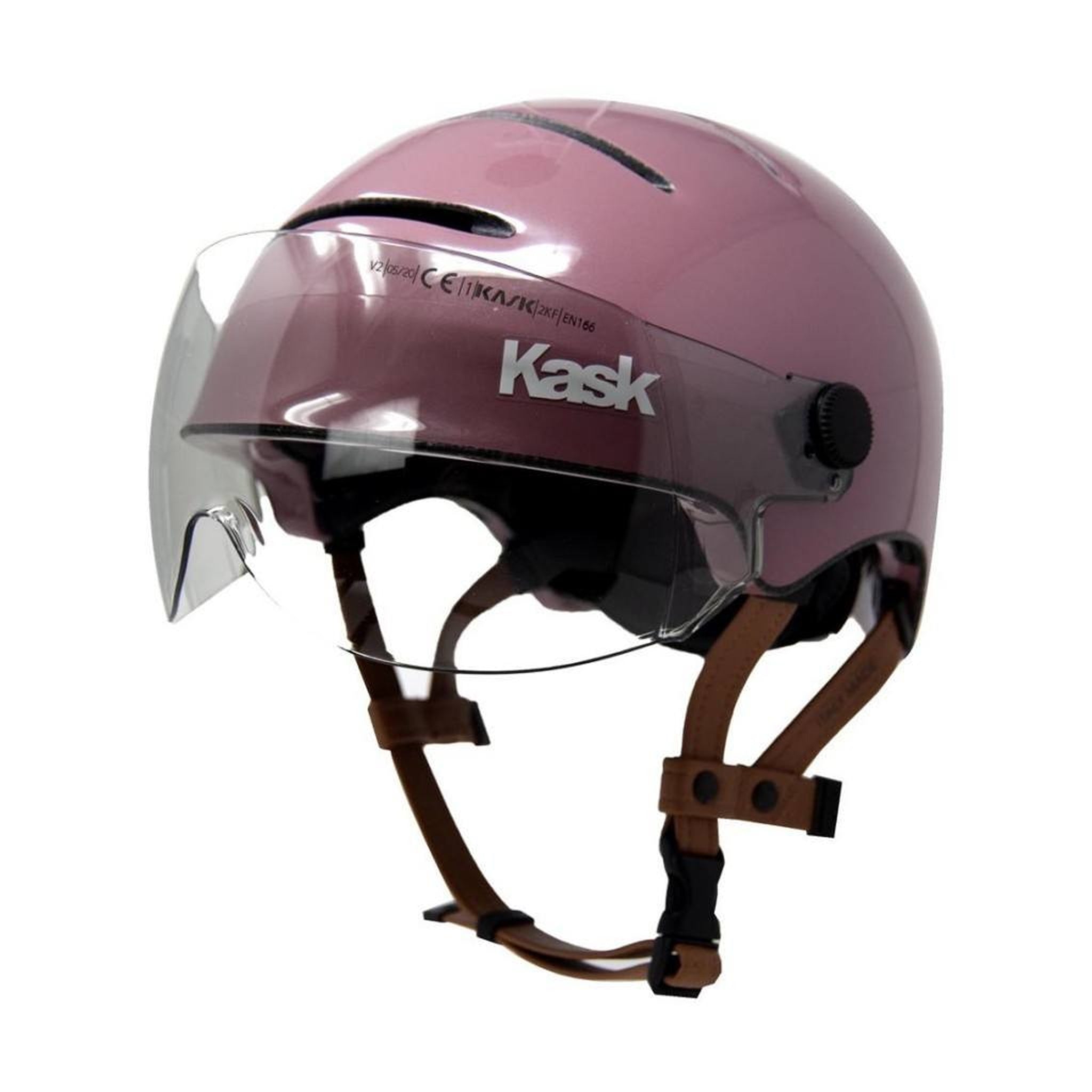 kask-casque-velo-345cby-1.jpg Casque de vélo avec visière KASK Urban Lifestyle Metal Rose M (55 58) – Image 1