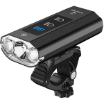 Éclairage avant de vélo performant 1200 lumens Lampe frontale rechargeable par USB au meilleur prix | E.Leclerc