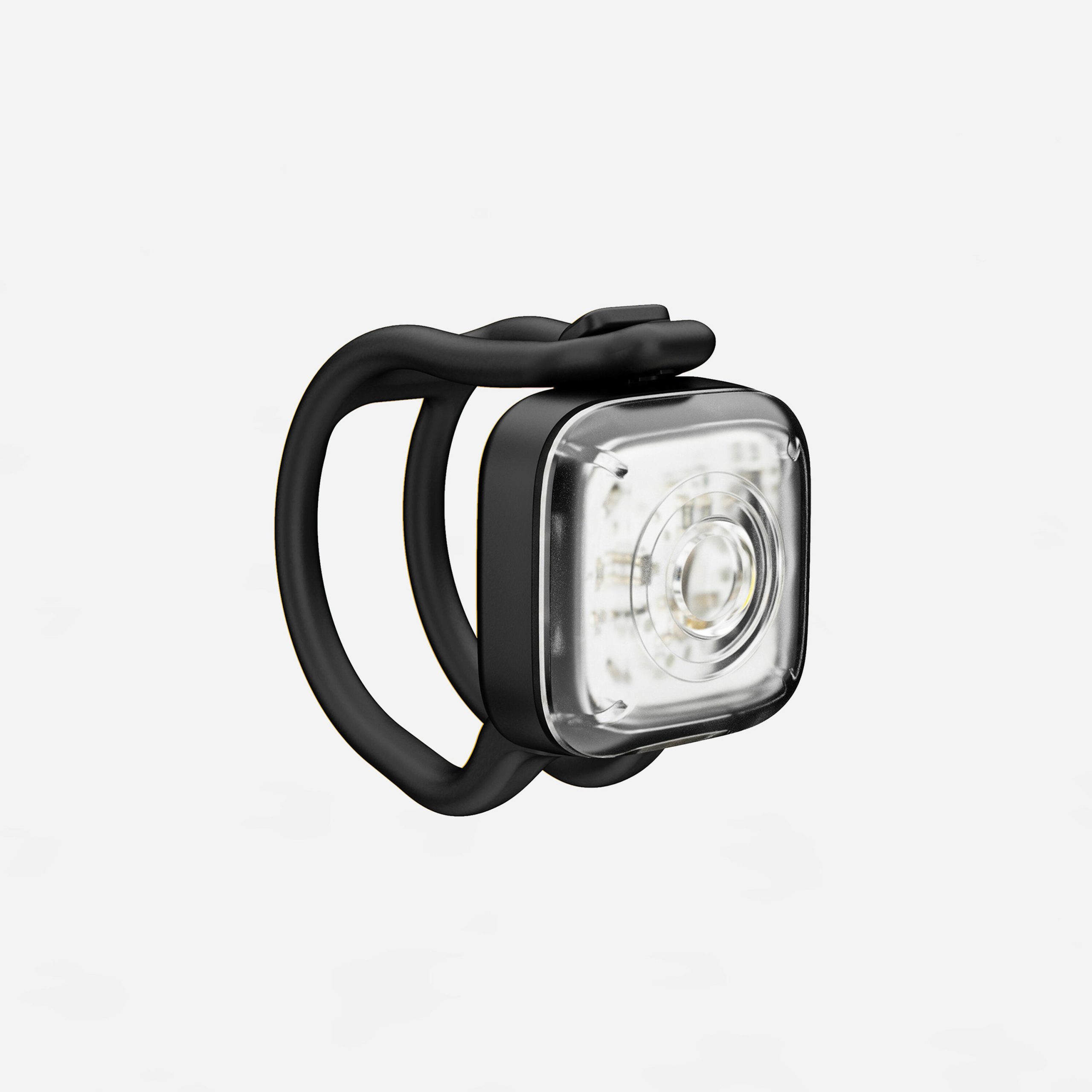 lumiere-velo-decathlon-400qoz-1.jpg ECLAIRAGE VELO AVANT/ARRIERE SL110 A PILE NOIR – Image 1