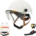 Overade Innovation Française Casque Life avec Visière, avec Éclairage Puissant Avant/arrière, Télécommande Clignotants Oximote Incluse, Fonction Feu Stop Inclus, Taille Unique. : Amazon.fr: Sports et Loisirs