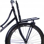 Porte bagages avant pour vélo de ville noir