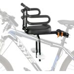 Porte Bébé Vélo Avant,Siège De Vélo Pour Enfant Monté À L'avant,Siège De Vélo Sûr Pour Enfants Avec Ceinture De Sécurité,Siège De Vé
