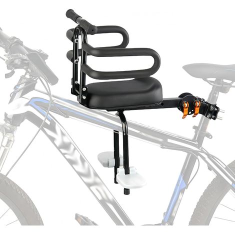porte-bebe-velo-avant-459nzo-1.jpg Porte Bébé Vélo Avant,Siège De Vélo Pour Enfant Monté À L'avant,Siège De Vélo Sûr Pour Enfants Avec Ceinture De Sécurité,Siège De Vé – Image 1
