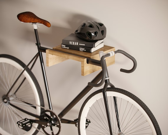 porte-velo-murale-662fez-1.jpg Support mural pour vélo en bois / porte vélo mural / porte vélo en bois / rangement intérieur pour vélos Etsy France – Image 1