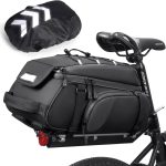 RAINSMORE 3 en 1 Sacoche Velo Porte Bagage Arriere 15L Sacoche Vélo Arrière Imperméable avec Housse de Pluie et Réfléchissante Sac à Vélo : Amazon.fr: ...