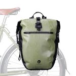 Sacoche De Porte bagages Vélo étanche – 10 L, Noire, Neuve