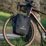 Sacoche fourche Kheax sur porte bagage