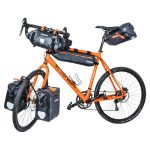 Sacoche de selle ORTLIEB pvc Seat Pack F9911M 11L ardoise décor orange