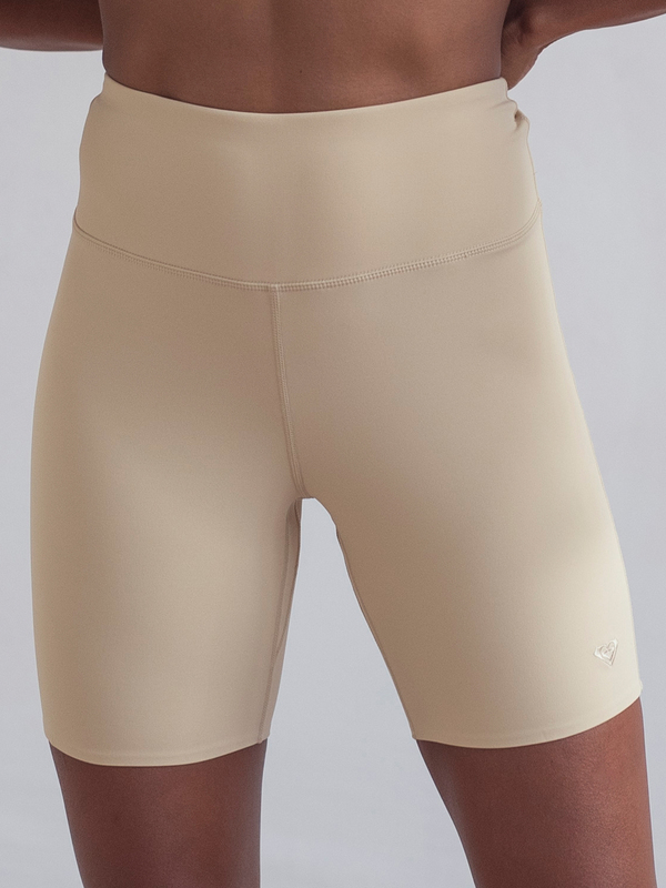 short-cyclisme-femme-334fhc-1.jpg Kelia Essentials Short cycliste pour Femme Short cycliste Beige Femme | Roxy – Image 1