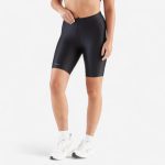 Short cycliste running femme kiprun run 100 noir