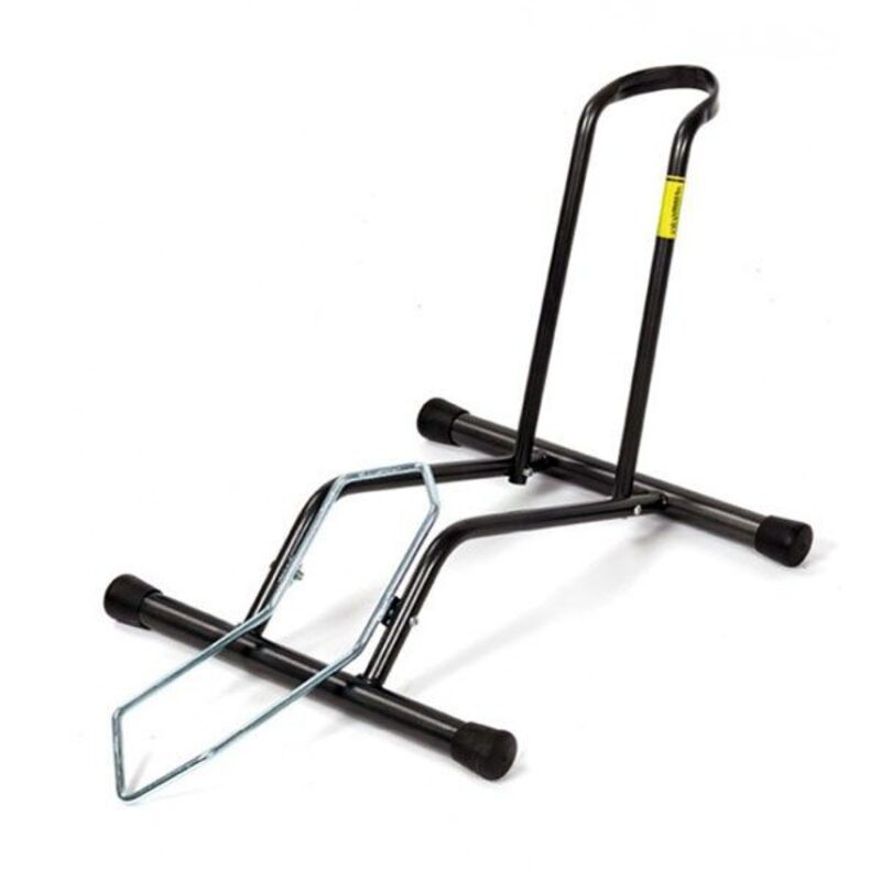 support-velo-au-sol-157jex-1.jpg Support vélo universel Stabilus roue avant/arrière 26, 27.5, 29'' – Image 1