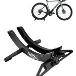 ROCKBROS Support Vélo Sol Range 26 80mm Largeur Réglable VTT Râtelier Vélo Support Stationnement Assemblé Pneu Avant Arrière Vélo Route Antidérapant ...