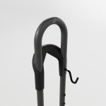 Support 1 vélo au sol, 2 en 1, noir