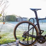 Support 1 vélo au sol, 2 en 1, noir