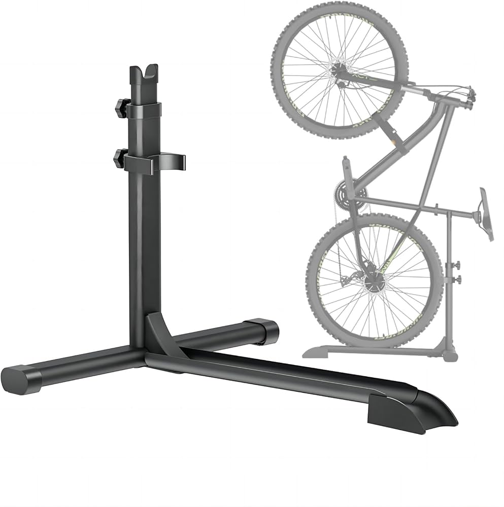 support-velo-sol-069onl-1.jpg Mimoke Support vertical pour vélo Support de sol droit pour le rangement des vélos à l'intérieur Garages et appartements (une pièce) : Amazon.fr: ... – Image 1
